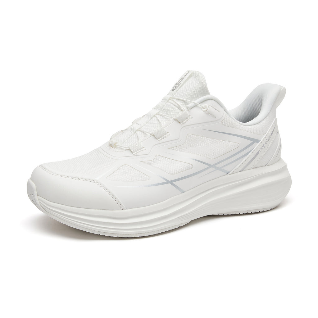 World's First Adjustable Hands Free Shoes for Unisex – Self Lacing Walking Shoes with Innovative Design, No-Tie Laces, No-Bend Convenience, Slip on & Slide & Go