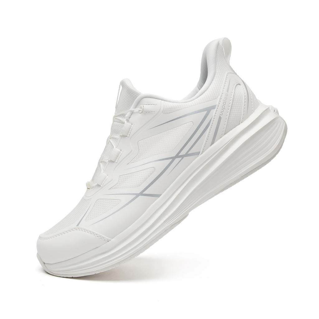 World's First Adjustable Hands Free Shoes for Unisex – Self Lacing Walking Shoes with Innovative Design, No-Tie Laces, No-Bend Convenience, Slip on & Slide & Go