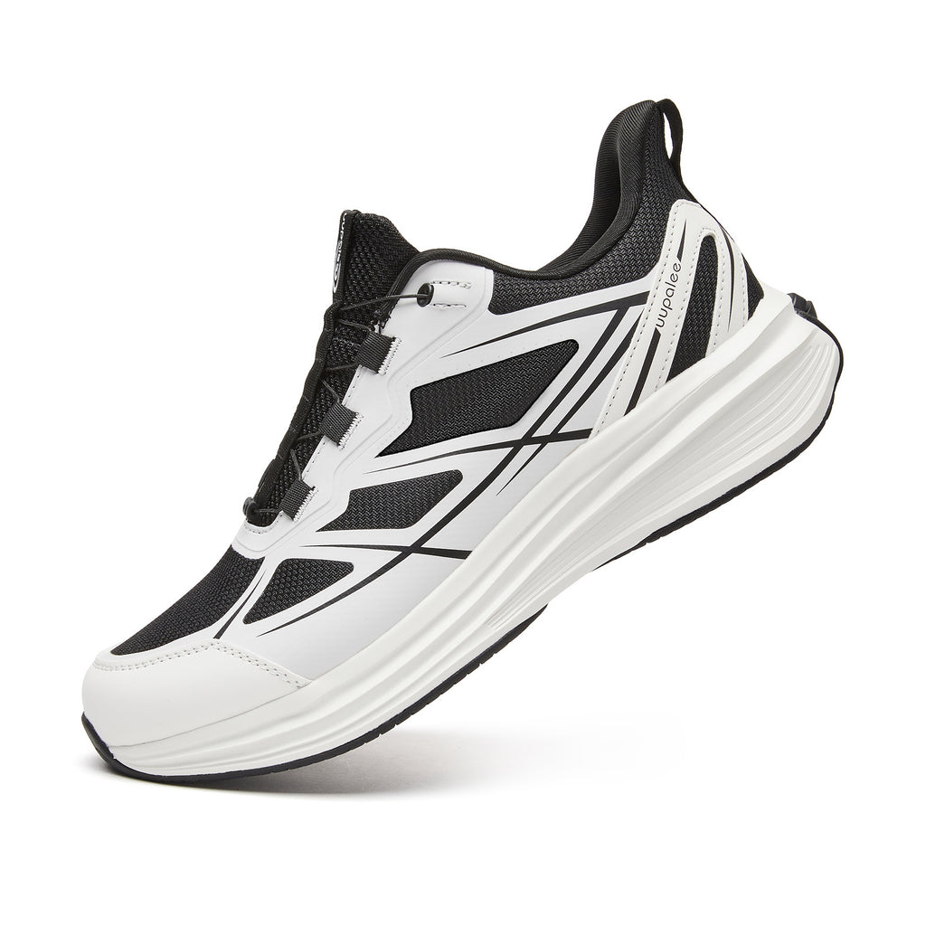 World's First Adjustable Hands Free Shoes for Unisex – Self Lacing Walking Shoes with Innovative Design, No-Tie Laces, No-Bend Convenience, Slip on & Slide & Go