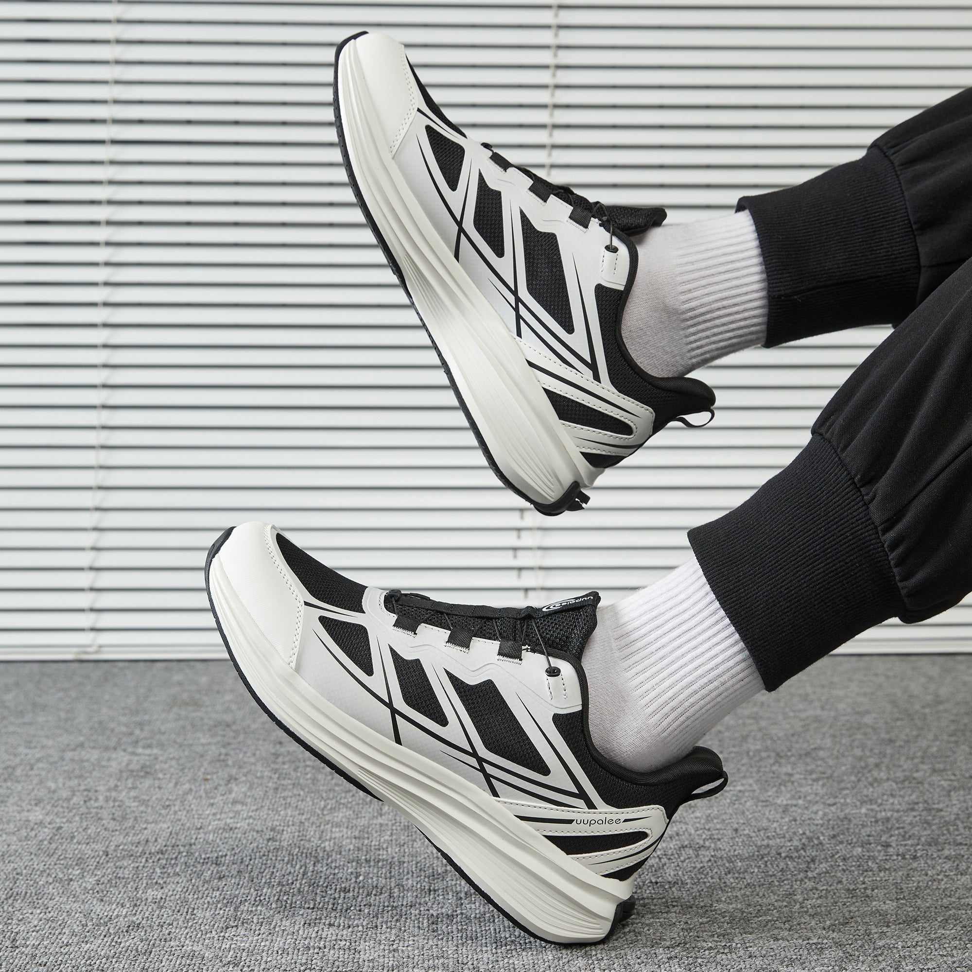 World's First Adjustable Hands Free Shoes for Unisex – Self Lacing Walking Shoes with Innovative Design, No-Tie Laces, No-Bend Convenience, Slip on & Slide & Go