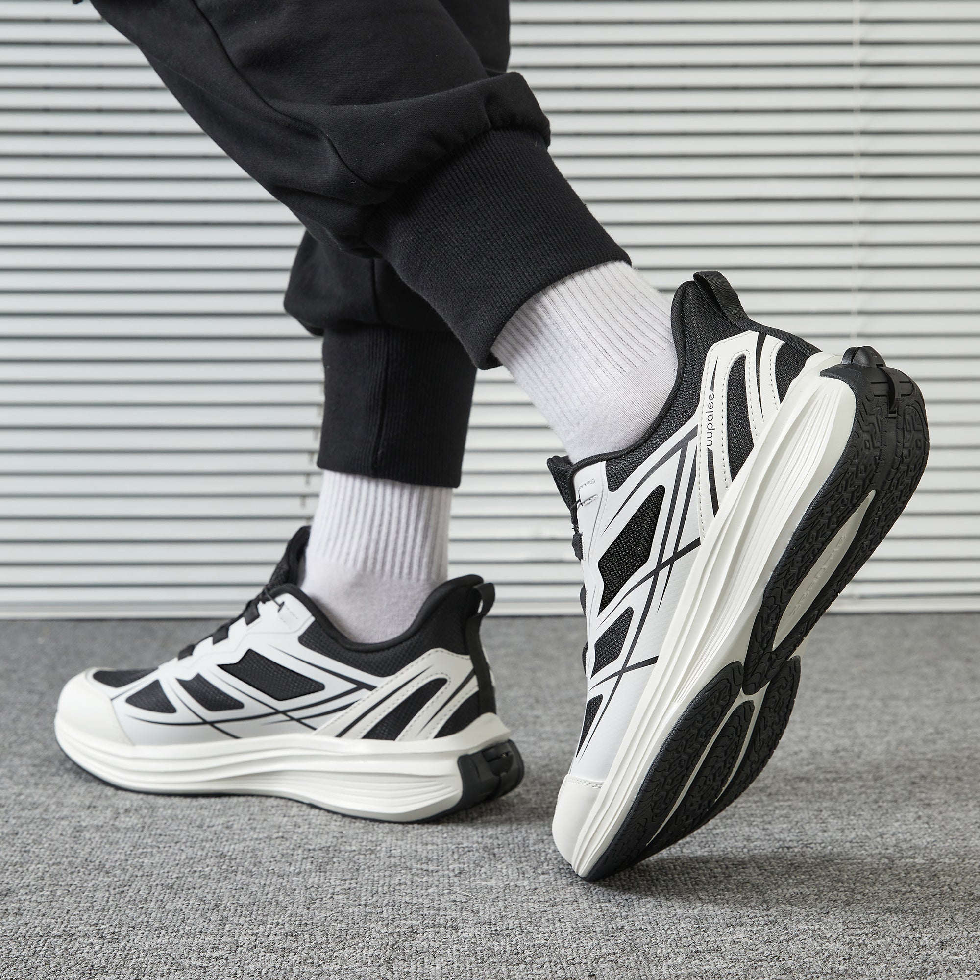 World's First Adjustable Hands Free Shoes for Unisex – Self Lacing Walking Shoes with Innovative Design, No-Tie Laces, No-Bend Convenience, Slip on & Slide & Go