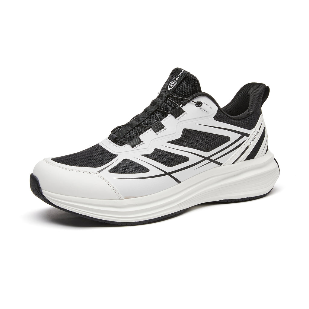 World's First Adjustable Hands Free Shoes for Unisex – Self Lacing Walking Shoes with Innovative Design, No-Tie Laces, No-Bend Convenience, Slip on & Slide & Go