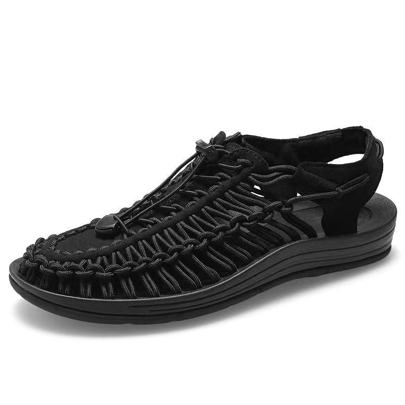 Summer New Large Size Fashion Casual Men And Women Universal Hand-woven Trendy Sandals MTM0682-2