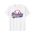 Vintage Baseball Daddy of the Rookie 100 Cotton Funny T-Shirt