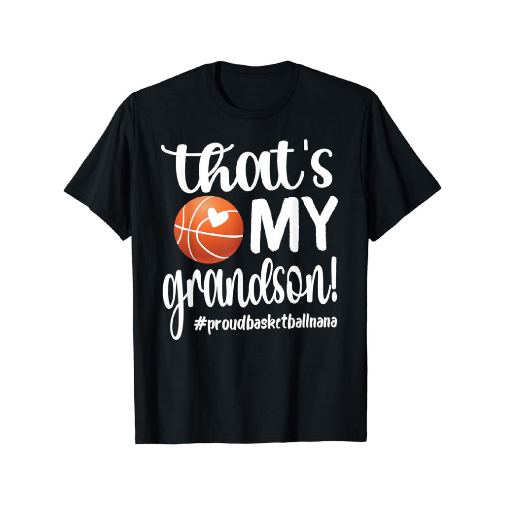 Exclusive 100 Cotton T Shirt Celebrating My Grandson Basketball Nana Grandma Design