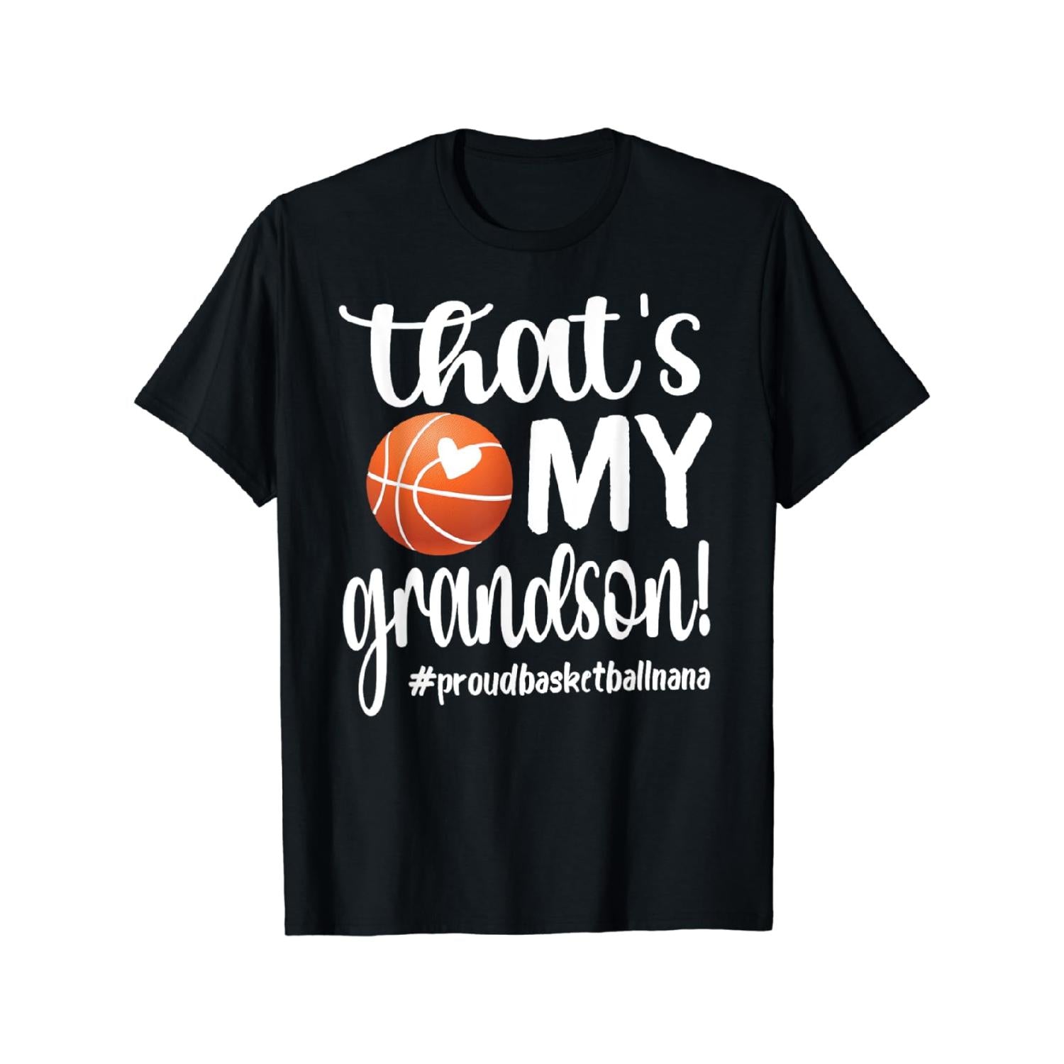 Exclusive 100 Cotton T Shirt Celebrating My Grandson Basketball Nana Grandma Design