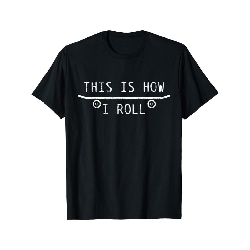 100 Percent Cotton T Shirt for Skateboarders Unique Skateboarding Gift with Humorous Design