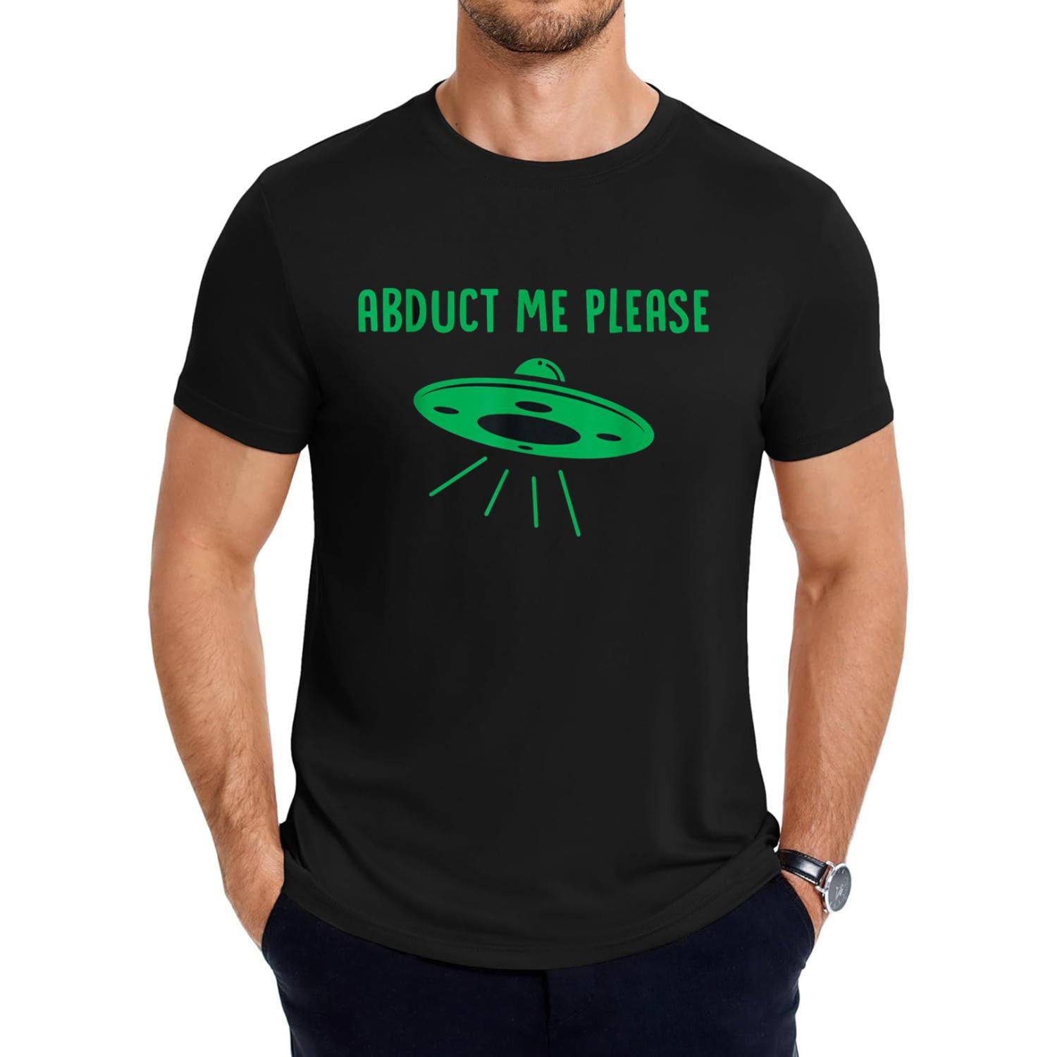 Requesting Abduction Humor Alien Ufo Spaceship T Shirt