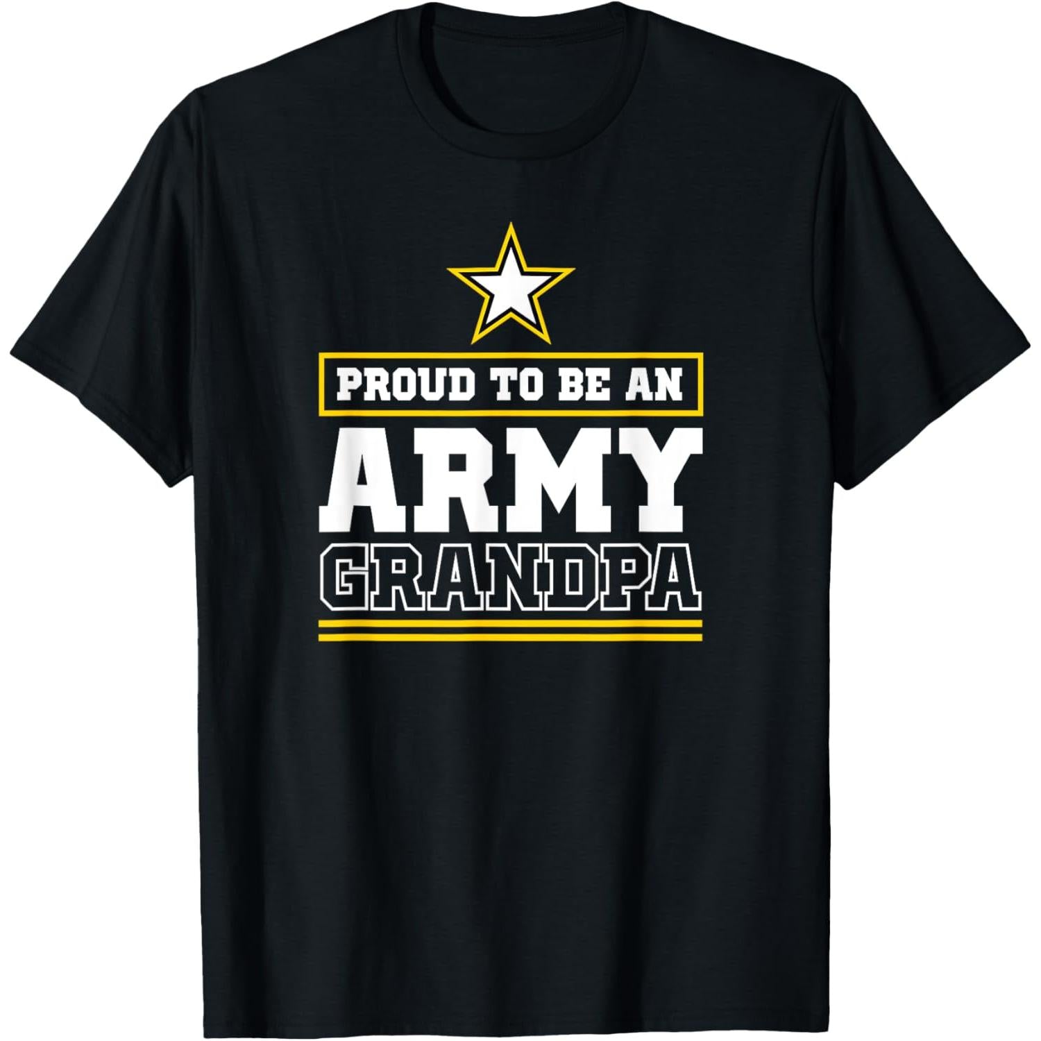 Mens Proud Army Grandpa Shirt Celebrating The Honor Of Being An Army Grandpa