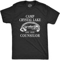 Vintage Camp Crystal Lake 1980 Camping Movie T Shirt for Men Inspired by Classic Outdoor Adventure