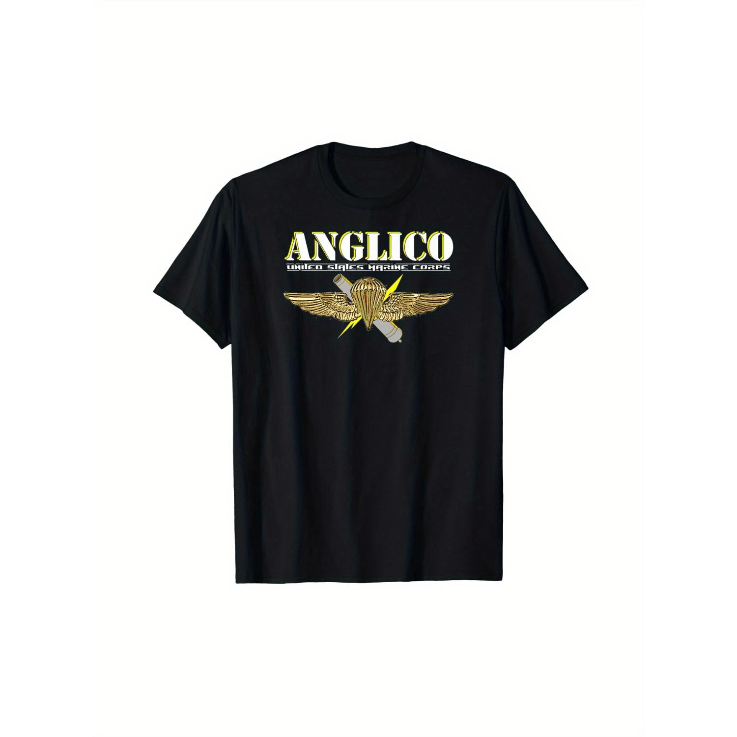 Anglico Eagle Globe Anchor Graphic Tee Shirt