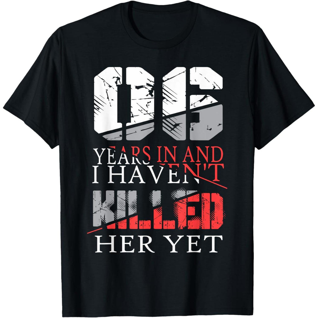 Sixth Wedding Anniversary Gift Shirts for Couples Him and Her Matching Tees