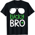 Saint Patricks Day Lucky Bro T Shirt Gift Idea
