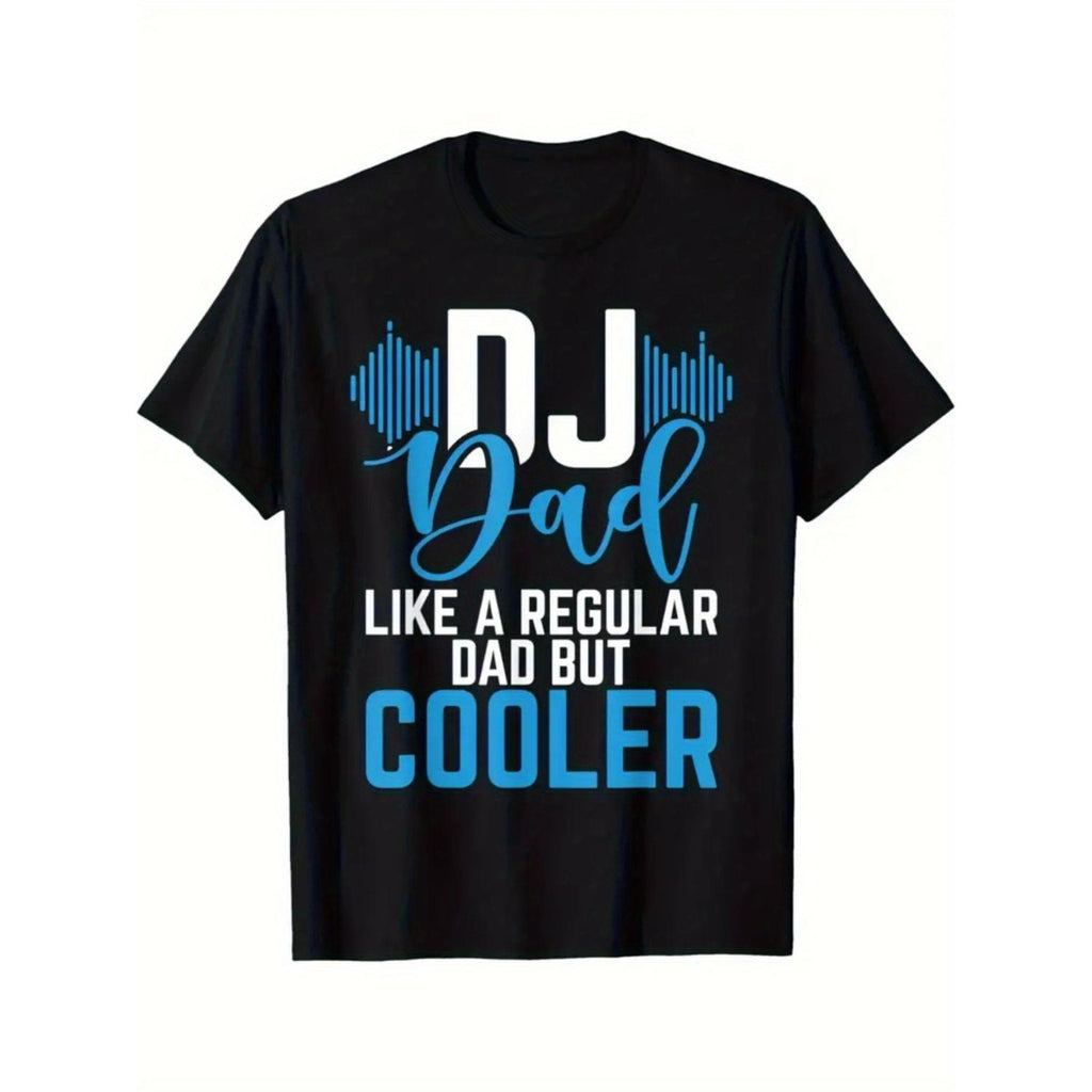 Dad Cooler Graphic T Shirt with 100 Cotton Crew Neck Design Casual Printed Knit Fabric for Adults All Season Comfort Fit Everyday Street Style Shirt with Stretchable Fabric for Fathers Day