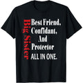 Cotton Short Sleeve Humorous Big Sister Definition T Shirt Suitable for Women Men Teens and Youth