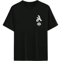 Mens Summer T Shirt With Letter Graphic Crew Neck Short Sleeve Casual Top
