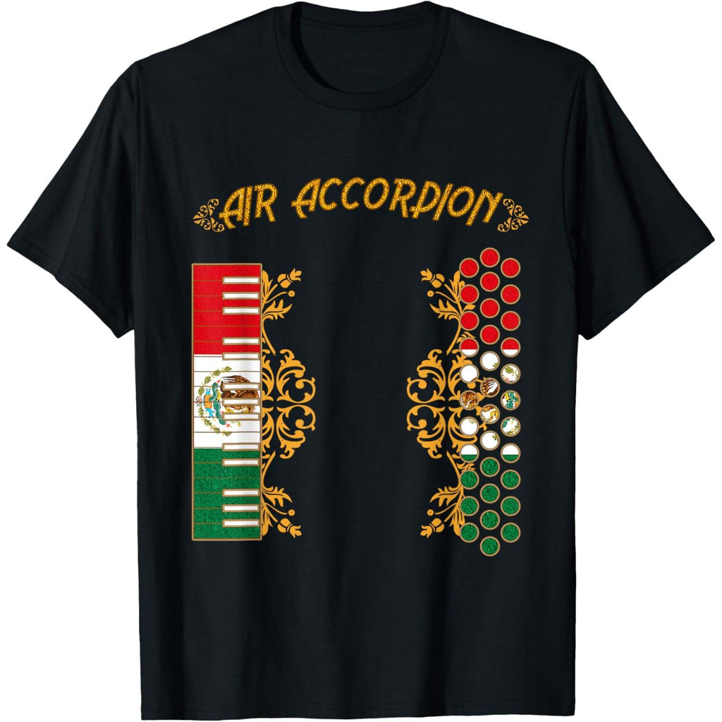 Mexican Air Accordion Inspired T Shirt Perfect Summer Vacation Gift Idea