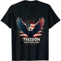 Independence Day Ready Freedom Eagle T Shirt Embodying The American Spirit Since 1776