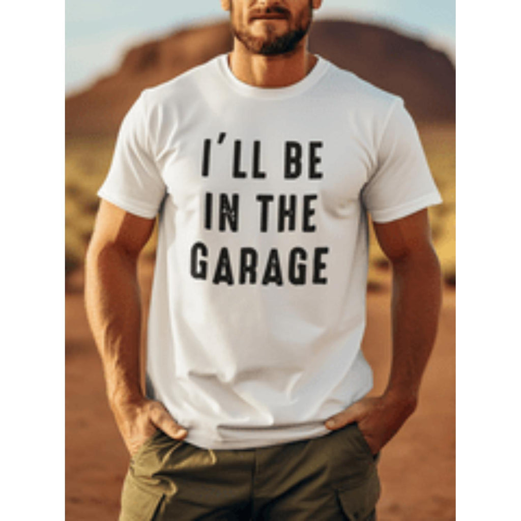 Comfortable Breathable Casual Black Short Sleeve Front Printed T Shirt for Men Perfect for Fall