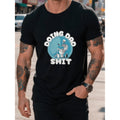 Stylish Cotton Graphic T Shirt Featuring Skeleton Dad Design Perfect for Fathers Day Casual Summer Streetwear Black