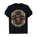 Monkey Gasoline Cross Piston T Shirt for Men Dynamic Automotive Style Perfect for Casual Wear