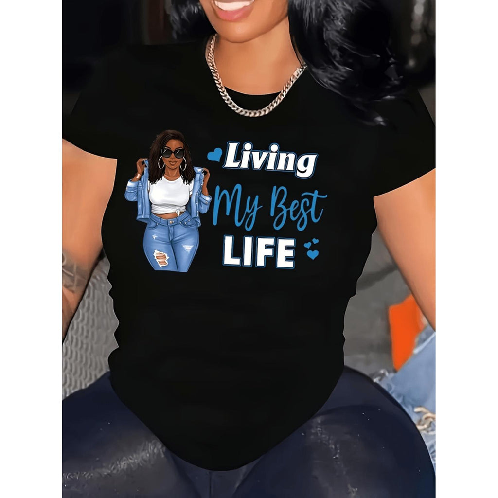 Casual Living Womens Round Neck T Shirt Made From Pure Comfortable Breathable Fabric Ideal Gift In White