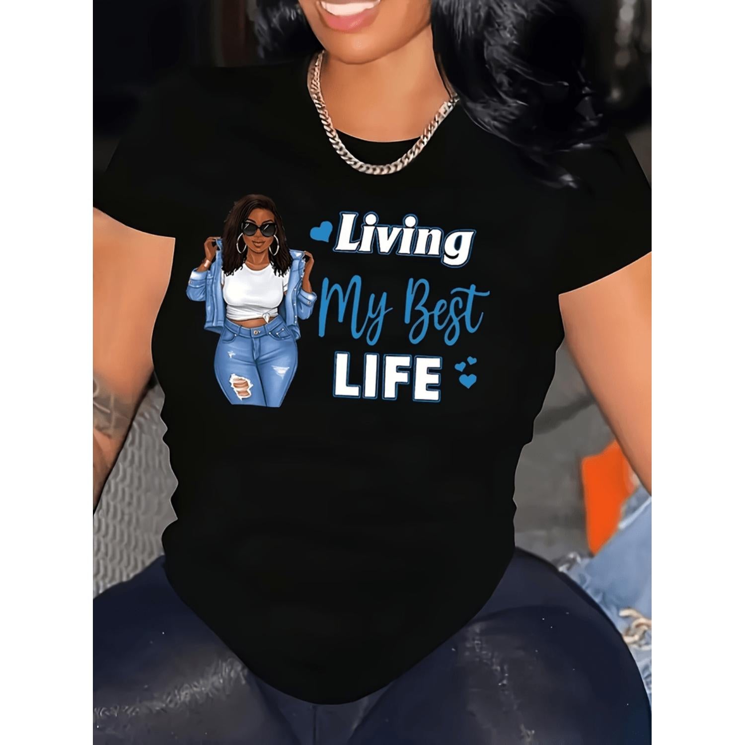 Casual Living Womens Round Neck T Shirt Made From Pure Comfortable Breathable Fabric Ideal Gift In White
