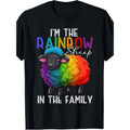 100 Percent Made In Usa 180g Im Sheep In The Family For Black Pride T Shirt Black