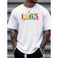 Mens Cotton TShirt with Prints Casual Short Sleeve Shirt for Daily and Outdoor Summer Wear