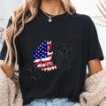 Vintage Sunflower American Flag Heat Transfer Stickers for DIY TShirts Sweatshirts Jeans Hoodies Bags Pillows and Caps Easy to Iron 1 Piece