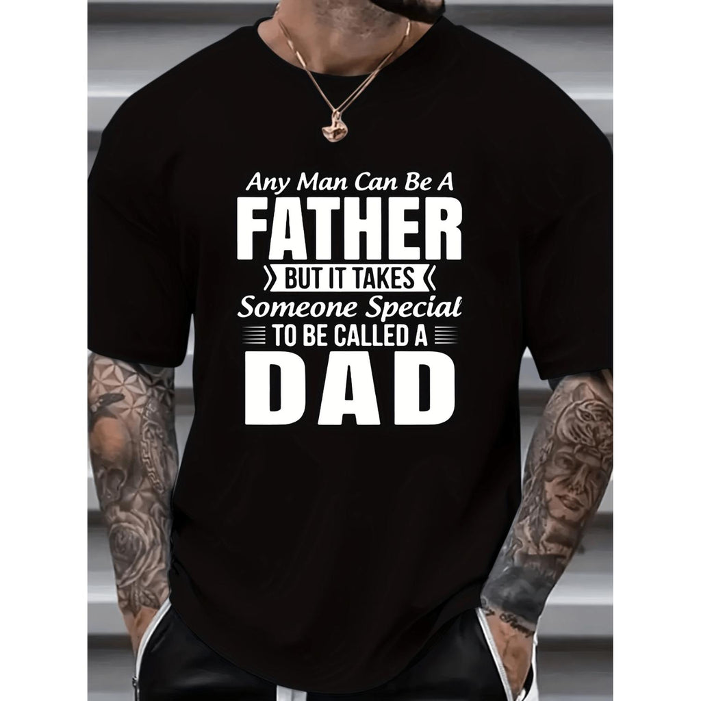 Plus Size Mens Short Sleeve Crew Neck T Shirt Breathable Comfortable Stretch Patterned Print Tee for Casual Season Wear Machine Washable Modest Loose Fit Polyester Knit Fabric White