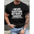 Mens Casual Round Neck Short Sleeve T Shirt Summer Clothing White Slogan Printed Design