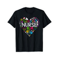 School Nurse Cute Graphic Tee Back To School Nurse Week 2022 T Shirt Black Design