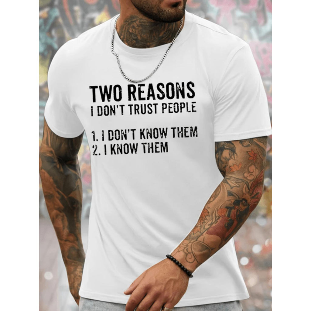 Mens Casual Graphic Design TShirt for Summer Daily Activities Black