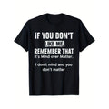Mens Black Cotton TShirt With White Text Short Sleeve Crew Neck 100 Percent Cotton Lightweight Breathable Ideal For Casual Wear And Washable
