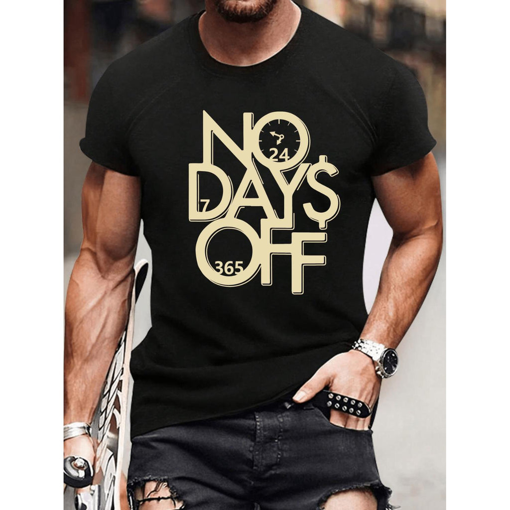 Pattern Print Mens T Shirt Graphic Tee Summer Clothing and Black Mens Outfits