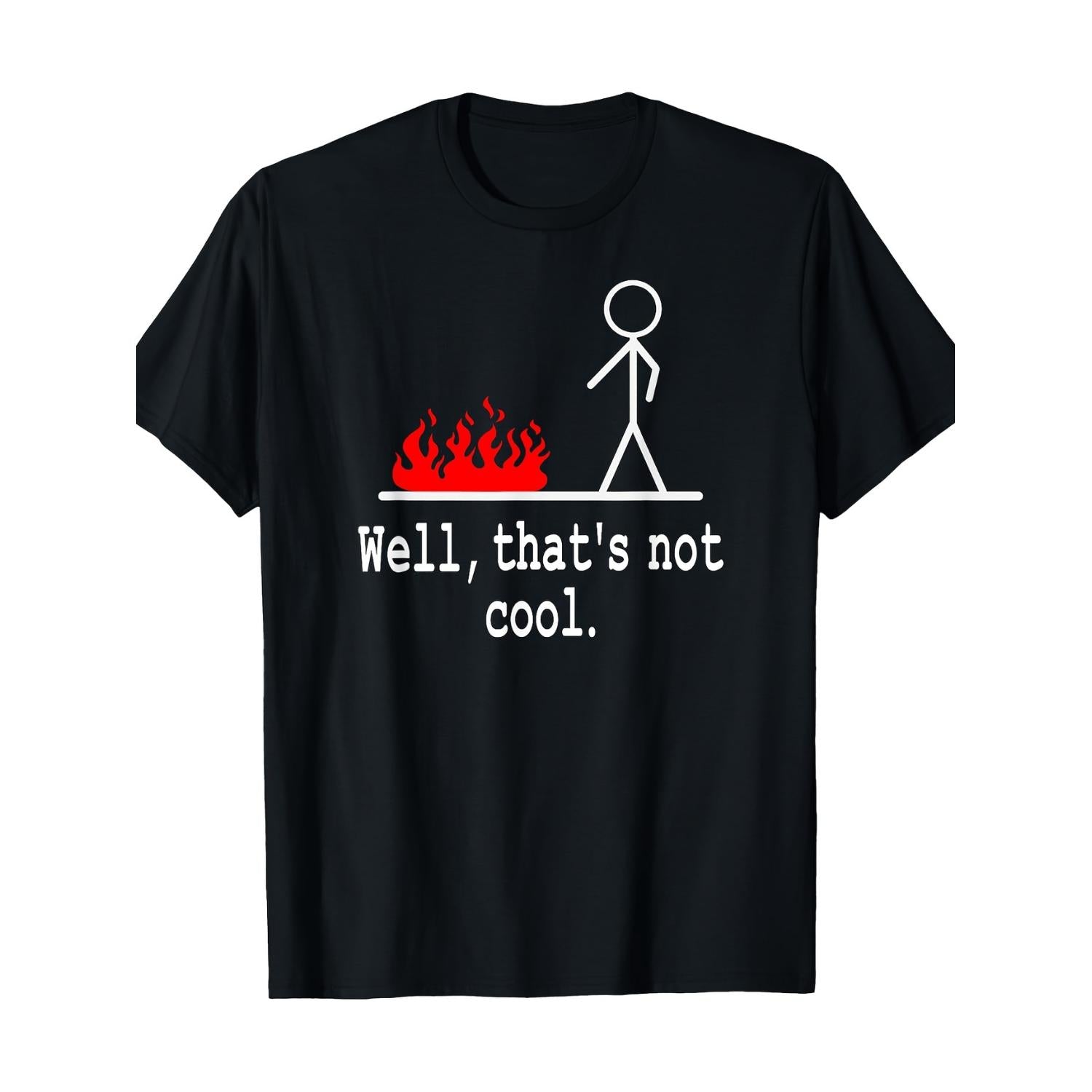 Figure Man Sarcastic Pun Well T Shirt Mens Casual Graphic Tee