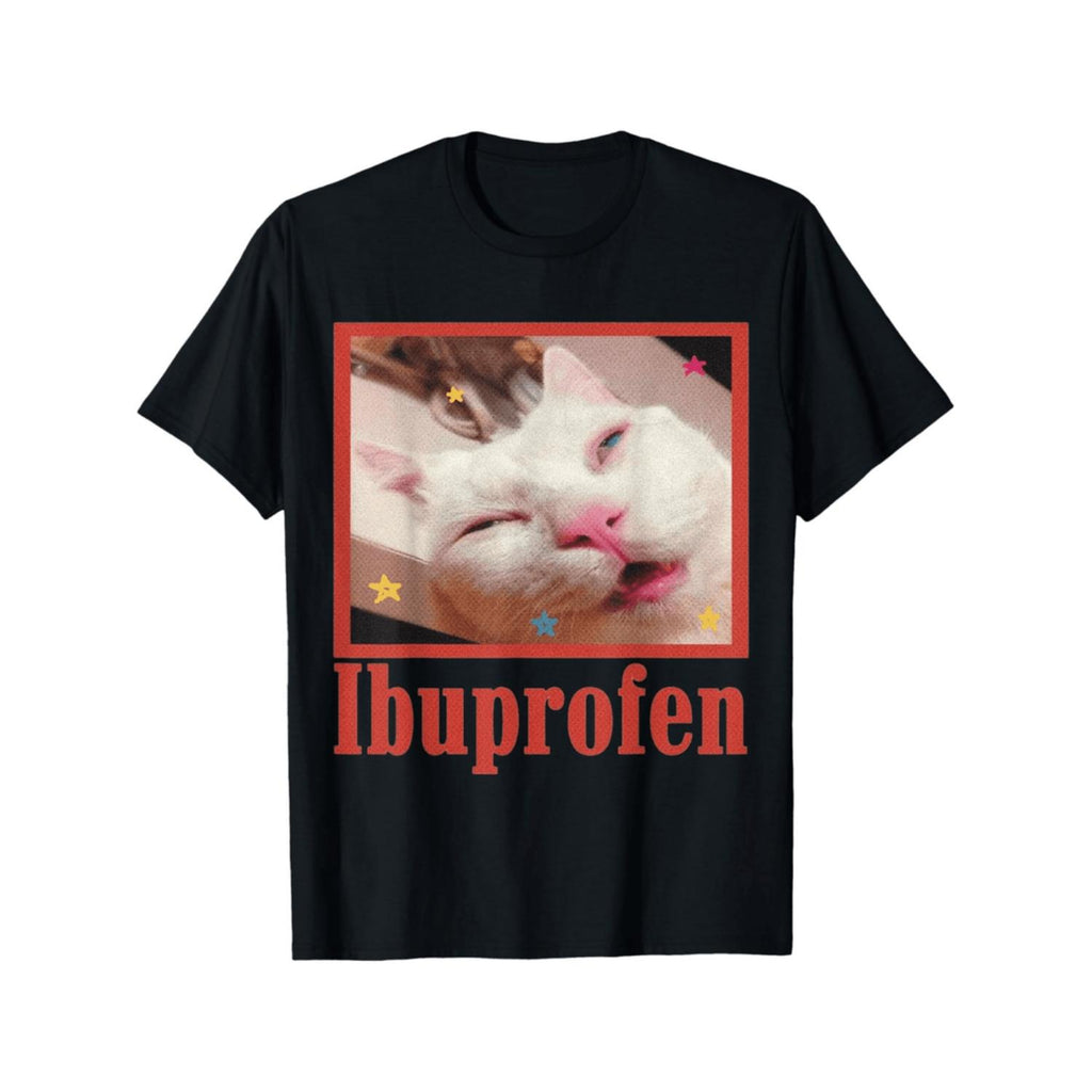 Humorous Cat Meme T Shirt For Mom White Print Design 100 Percent Cotton Breathable Loose Fit Round Neck Tee Comfortable Pullover Graphic Tee Durable Print Casual Summer Wear For Outdoor Activities Mothers Day Gift
