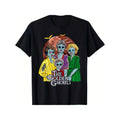 Mens Black Halloween T Shirt Featuring Golden Ghosts And Skull Print 100 Percent Cotton Crew Neck Short Sleeve Breathable Loose Fit Tee Suitable For Golf Yoga Hiking Running Machine Washable Plus Size Fantasy Style Gift For Adults And Teens