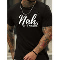 Comfortable Casual Short Sleeve Printed T Shirt for Men Perfect for Warm Weather and Summer Breathable Soft and Comfortable Cotton Tee