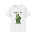 Humorous Fat Statue of Liberty T Shirt Satirical American Freedom Design Unique Gift