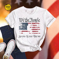 We The People Stand With The Leader Shirt Support Election 2024 Tee Politics Tee President Campaign Shirt Republican Gift Ideas