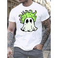 Mens Royal TShirt Funny Graphic Tee Featuring Green Head Regular Fit Casual Shirt for Parties Outings and Everyday Wear Machine Washable Durable Material Bold Print Statement Style