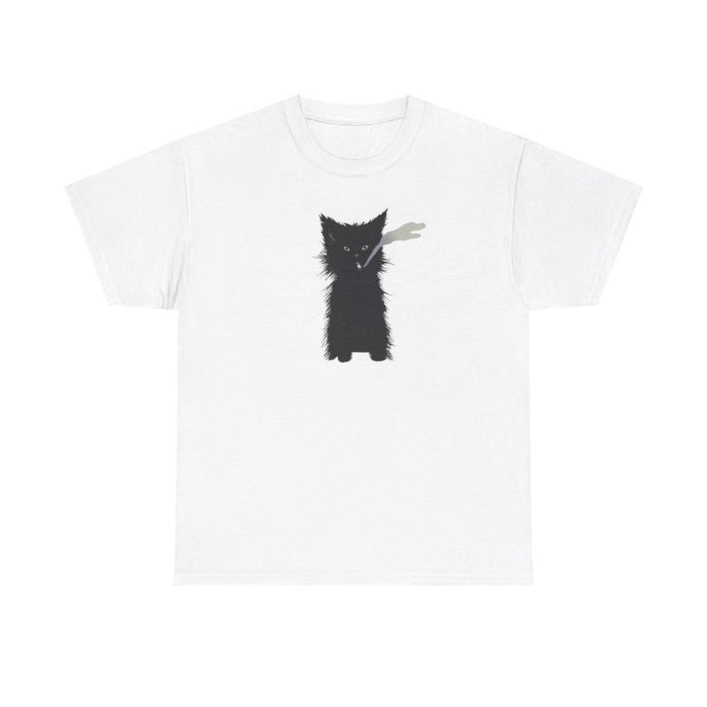 Unisex Smoking Cat TShirt Stylish Casual Wear