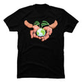 Fashionable Men's Graphic Tees with Eco-Friendly Earth Pattern Crew Neck T-Shirts Comfortable Fit Slight Stretch Casual Summer and Spring Short Sleeve Top