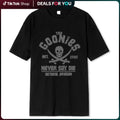 Men The Goonies Never Say Die Cotton T Shirt Funny Short Sleeve Crew Neck Oversized Breathable Adult Tees