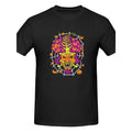 Halloween Skull And Spider Web Graphic T Shirt Made Of 100 Percent Cotton Casual All Match For Men