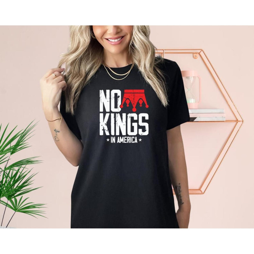 No Kings In America Social Democrat Patriotic Anti Fascism Democracy Shirt