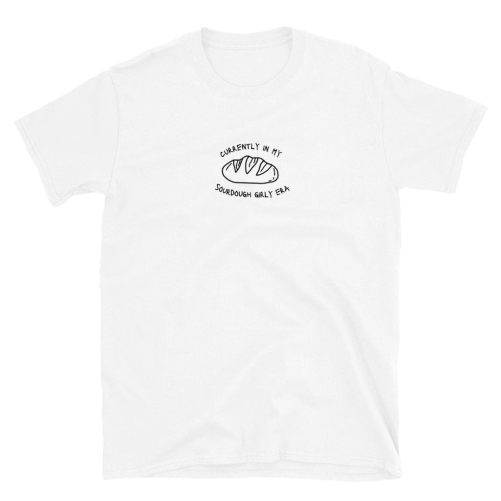 Sourdough Lover Aesthetic Oversized Minimalist Shirt Best Friend Gift Girly Sourdough Era TShirt