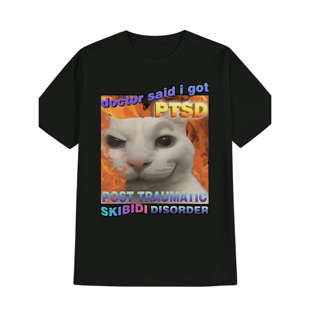 Trendy Humorous Clothing Skibidi Toilet Brainwashed Self Deprecating T Shirt Hilarious Meme Tee for Mens Casual Wear Versatile Crew Neck Graphic Print Top with Funny Designs Perfect Gift Idea for Young Adults Breathable Comfortable Printed Shirt